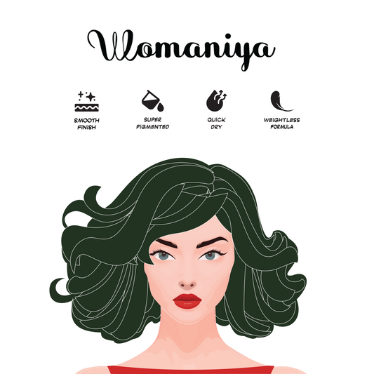 Womaniya Liquid Eyeliner - WEL01 - Glossy Black