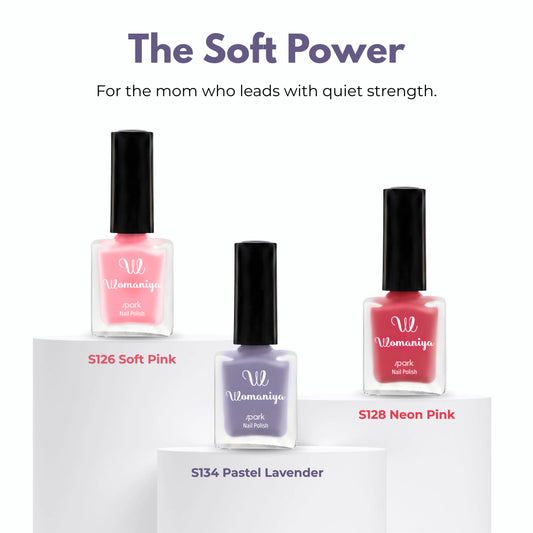 The Soft Power – Matte Nail Polish Combo (Pack of 3)