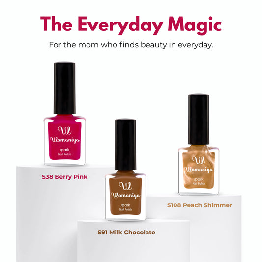 The Everyday Magic – Everyday Wear Nail Polish Combo (Pack of 3)