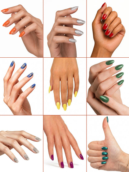 Navratri Spark Combo | 9 Nail Paints + 1 Top Coat