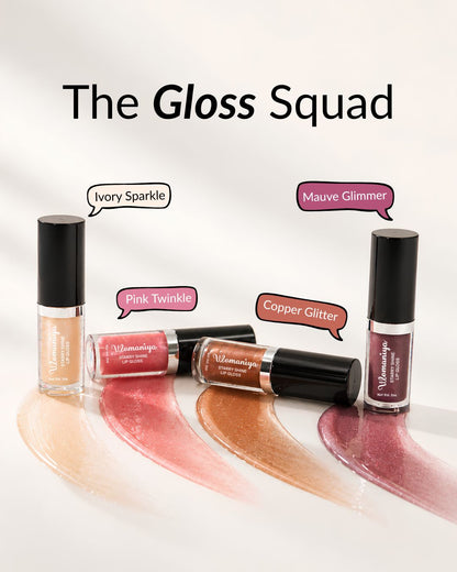 Starry Shine Lip Gloss Squad (Set of 4)