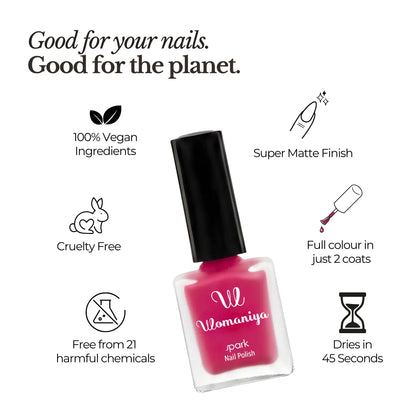 Spark Nail Polish - Matte Finish